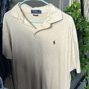 Large Tan Polo Pima Soft Touch